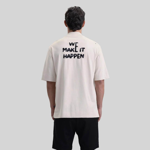 CAMISETA OVERSIZE CREMA JAGUAR MONASTERY